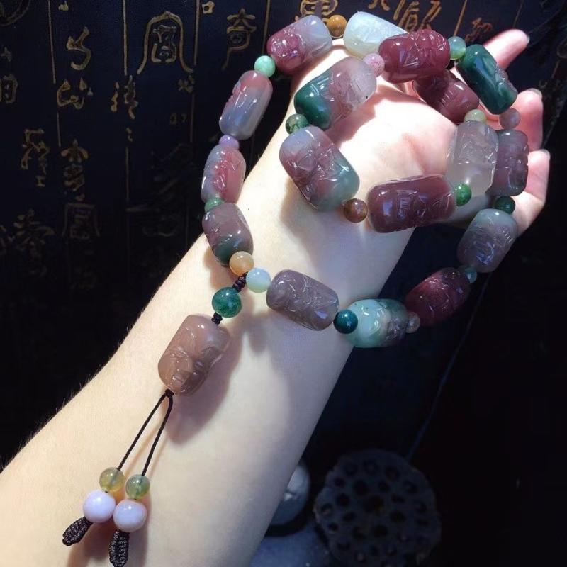 Chains Style Fine Natural Salt Source Agate Necklace Bracelet Rare Jewelry 18 Beads Bangle AccessoriesChains
Chains Style Fine Natural Salt Source Agate Necklace Bracelet Rare Jewelry 18 Beads Bangle AccessoriesChains