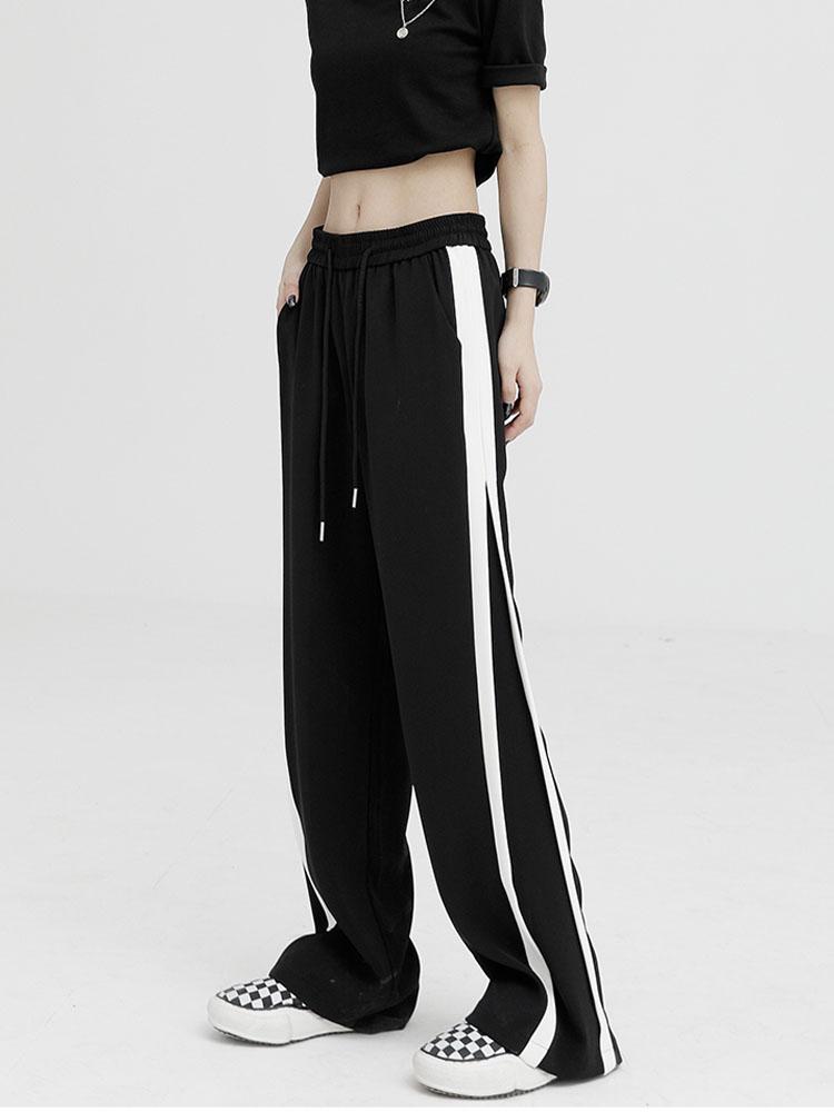 Women' Pants & Capris Wide Leg Women Lace-up Korean Retro Y2K Casual Loose Oversize High Waists Female Straight Trousers Streetwear Joggers, Black
Women' Pants & Capris Wide Leg Women Lace-up Korean Retro Y2K Casual Loose Oversize High Waists Female Straight Trousers Streetwear Joggers, Black
