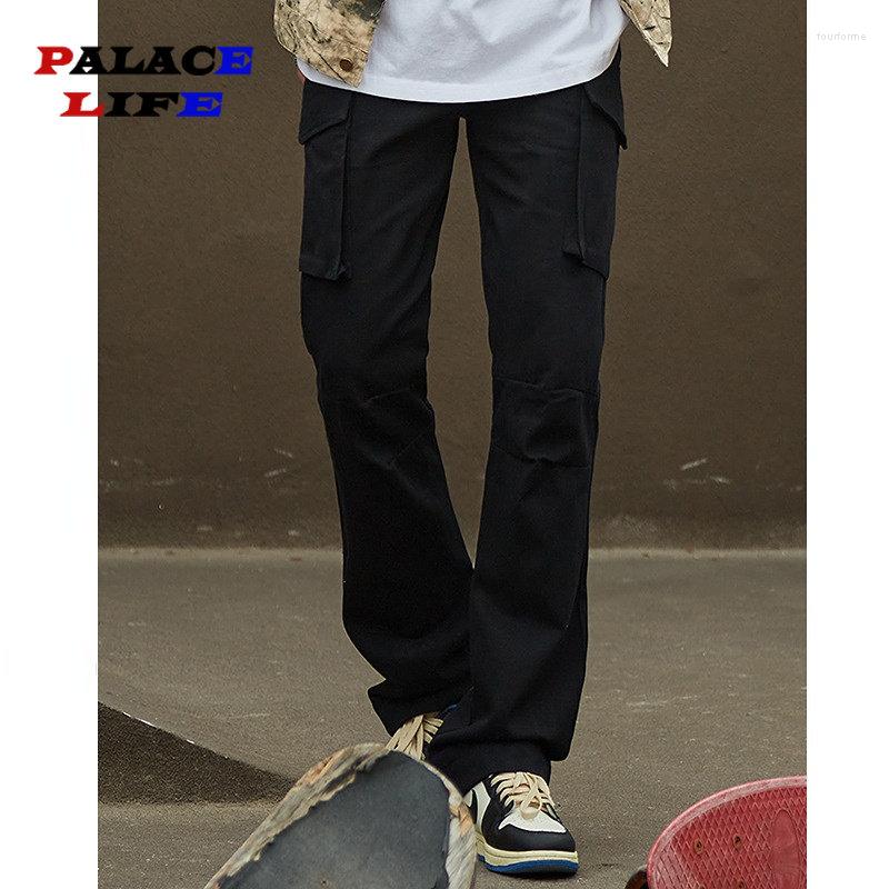 Men's Pants Harajuku Retro Straight Men Zipper Decorate Cargo High Street Trousers Black Solid Color Jeans Four Seasons 2023
Men's Pants Harajuku Retro Straight Men Zipper Decorate Cargo High Street Trousers Black Solid Color Jeans Four Seasons 2023