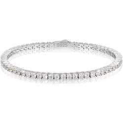 New Arrival Women Jewelry Vvs Moissanite Diamond Cluster Tennis Bracelet Iced Out Lab Grown Diamond Tennis Bracelet