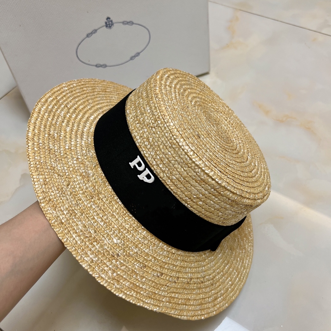 Summer beach sun protection large brim flat hat straw woven hat beach sun protection women's black white 9 color designer hat Forage IN hand, #1
Summer beach sun protection large brim flat hat straw woven hat beach sun protection women's black white 9 color designer hat Forage IN hand, #1