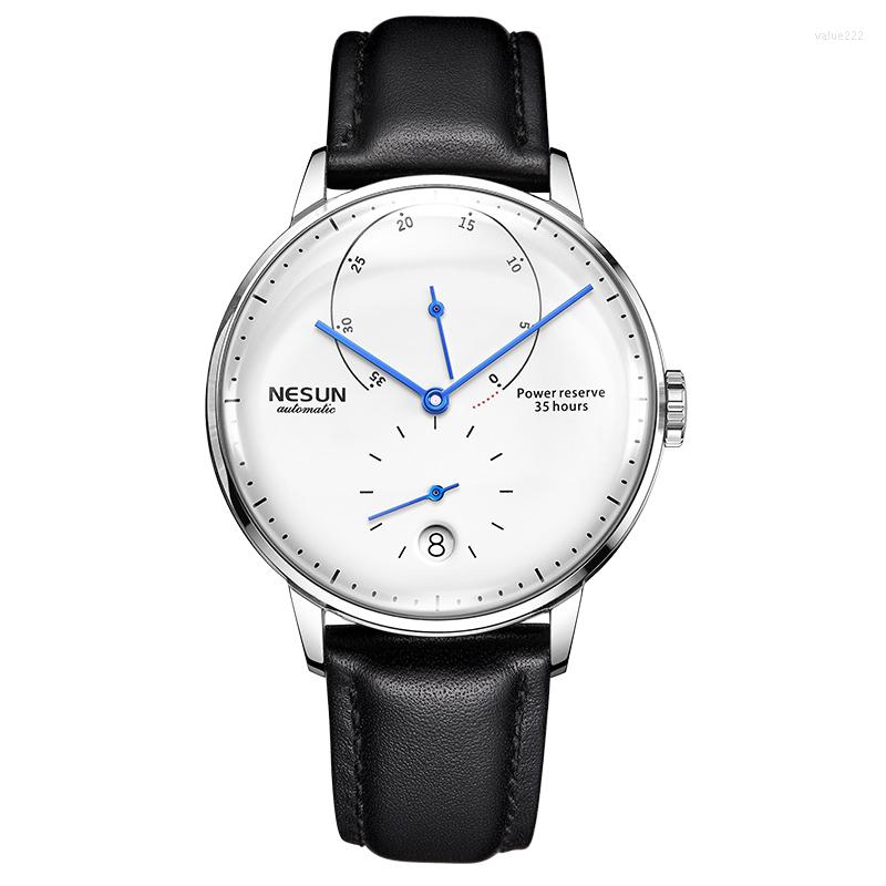 Wristwatches NESUN Men's Brand Fashion Casual Automatic Mechanical Watch Sapphire Leather Waterproof Date Sports Business Watches, Steel-rose
Wristwatches NESUN Men's Brand Fashion Casual Automatic Mechanical Watch Sapphire Leather Waterproof Date Sports Business Watches, Steel-rose