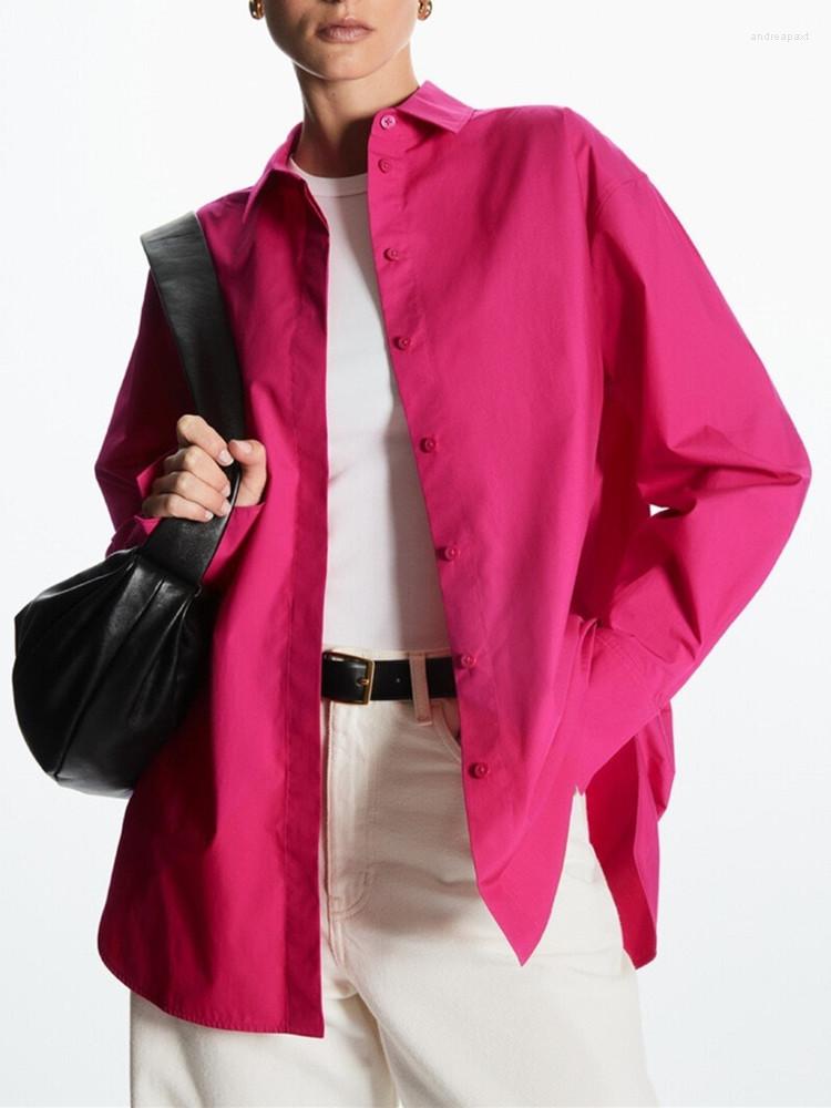 Women' Blouses Women Shirt Turn Down Collar Single Breasted Solid Color Long Sleeve Loose Cotton Blouse
Women' Blouses Women Shirt Turn Down Collar Single Breasted Solid Color Long Sleeve Loose Cotton Blouse