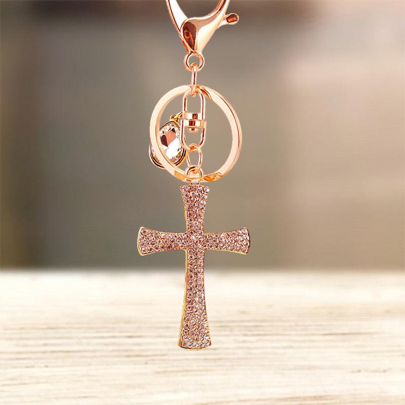 Keychains Cute Rhinestone Crystal Christianity Cross Keychain Water Drop Key Chain Ring Holder Bag Pendant Accessories Keyring
Keychains Cute Rhinestone Crystal Christianity Cross Keychain Water Drop Key Chain Ring Holder Bag Pendant Accessories Keyring