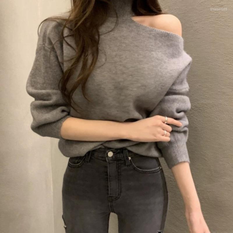 Women's Sweaters Korean Knit Sweater Women Loose Off Shoulder Turtleneck Knitted Knitwear Autumn Top, Black
Women's Sweaters Korean Knit Sweater Women Loose Off Shoulder Turtleneck Knitted Knitwear Autumn Top, Black