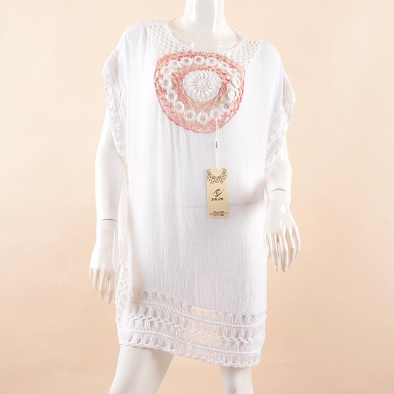 Sarongs Beachwear Bikini Tunic Cover Up Sexy Women Crochet Summer See-Through Swimsuit White Beach Dress High Quality
Sarongs Beachwear Bikini Tunic Cover Up Sexy Women Crochet Summer See-Through Swimsuit White Beach Dress High Quality