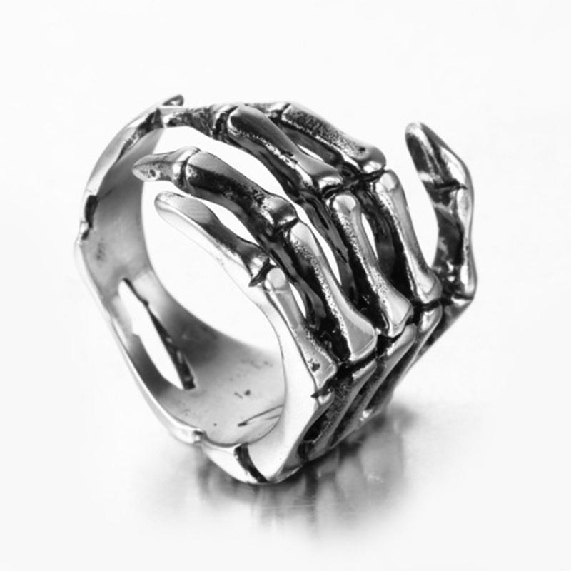 Cluster Rings Classic Fashion Selling Mens Hip Hop Punk Titanium Steel Retro Skeleton Ring Jewelry GiftCluster
Cluster Rings Classic Fashion Selling Mens Hip Hop Punk Titanium Steel Retro Skeleton Ring Jewelry GiftCluster
