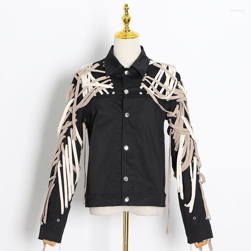 Women' Jackets 2023 Women Jacket Autumn Retro Hong Kong-style Three-dimensional Strap Design Single-breasted All-match, Black
Women' Jackets 2023 Women Jacket Autumn Retro Hong Kong-style Three-dimensional Strap Design Single-breasted All-match, Black