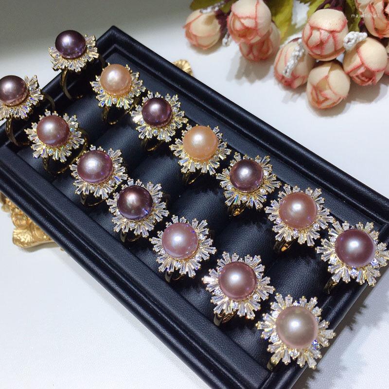 Cluster Rings Wholesale Gorgeous Flower Real Freshwater 11-12MM Size Pearl Ring Adjustable Free Finger Jewelry Nice Gift 10pcs/lot
Cluster Rings Wholesale Gorgeous Flower Real Freshwater 11-12MM Size Pearl Ring Adjustable Free Finger Jewelry Nice Gift 10pcs/lot