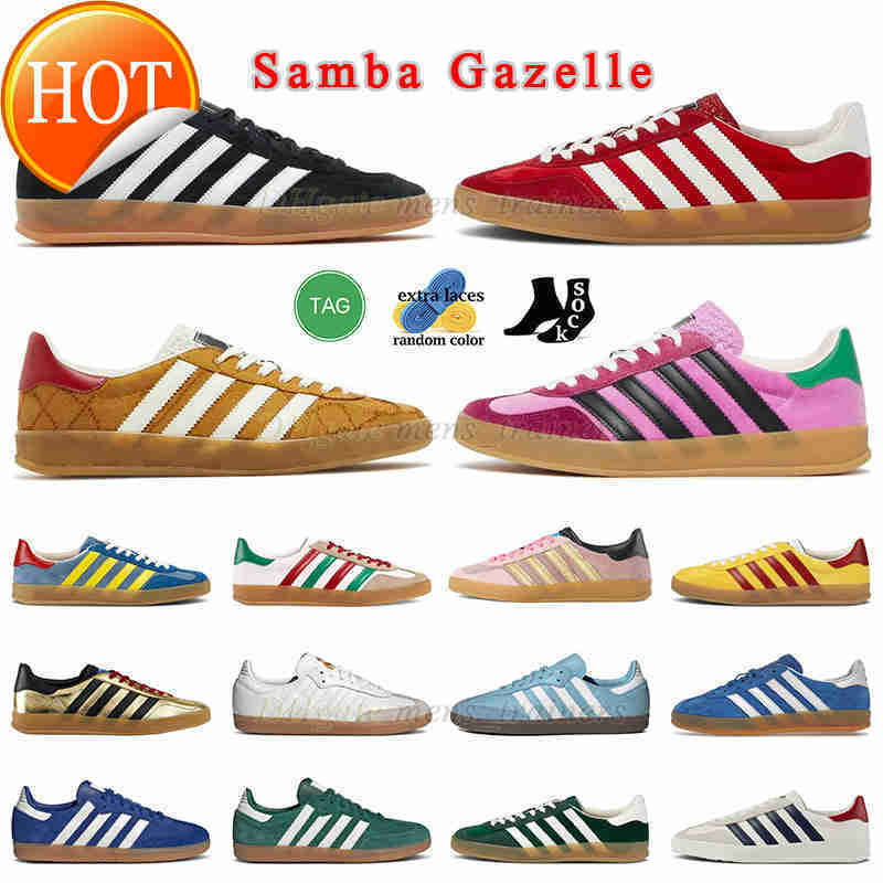 2023 Retro Samba Vegan Gazelle Casual Shoes Men Women Fashion Mexico Vegan Black White Gum Mens Blue Beige Pink Velvet OG Bonner Designer, A19
2023 Retro Samba Vegan Gazelle Casual Shoes Men Women Fashion Mexico Vegan Black White Gum Mens Blue Beige Pink Velvet OG Bonner Designer, A19