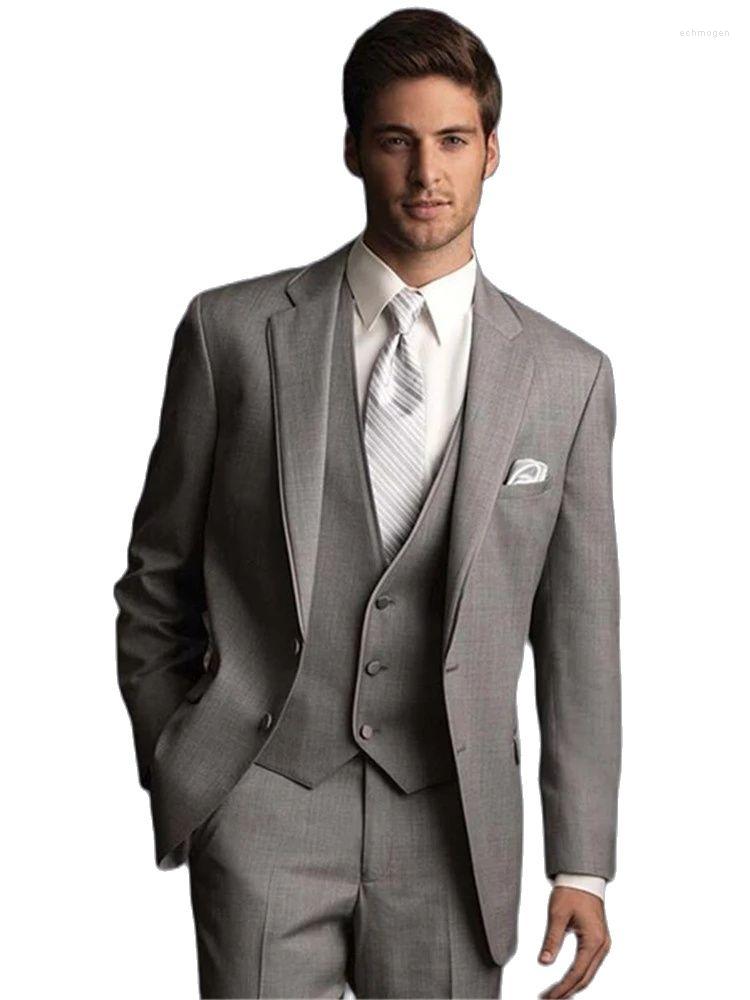 Men's Suits Men's Gray Business Formal Custom Bespoke Classic Wedding For Men Tailored Groom Tuxedos 3 Pcs Coat Vest Pants, Picture style4
Men's Suits Men's Gray Business Formal Custom Bespoke Classic Wedding For Men Tailored Groom Tuxedos 3 Pcs Coat Vest Pants, Picture style4