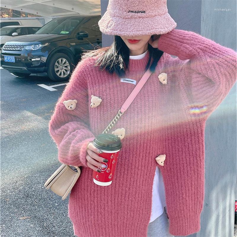 Women's Sweaters Sweater Coat Women's Autumn And Winter 2023 Top Lazy Loose Split Bear Round Neck Fashion, Pink
Women's Sweaters Sweater Coat Women's Autumn And Winter 2023 Top Lazy Loose Split Bear Round Neck Fashion, Pink