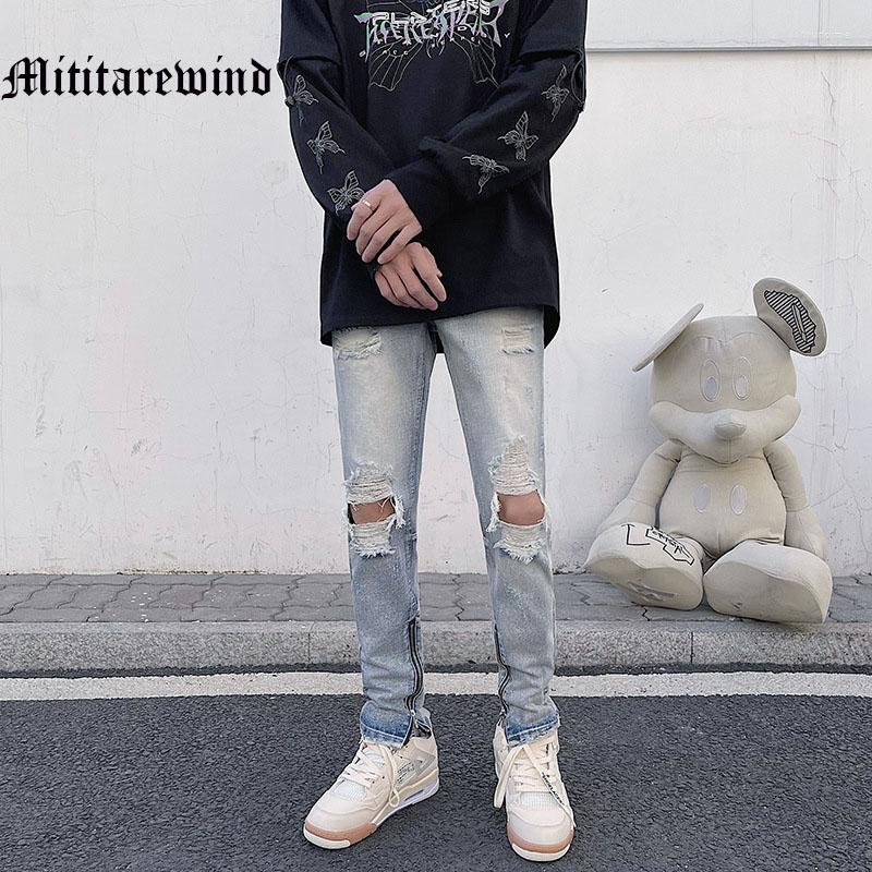 Men' Jeans Hip Hop Distressed High Street Streetwear Men Pants Hole Rip Y2k Fashion Ins Midweight Casual Solid Zipper Trousers, Blue
Men' Jeans Hip Hop Distressed High Street Streetwear Men Pants Hole Rip Y2k Fashion Ins Midweight Casual Solid Zipper Trousers, Blue