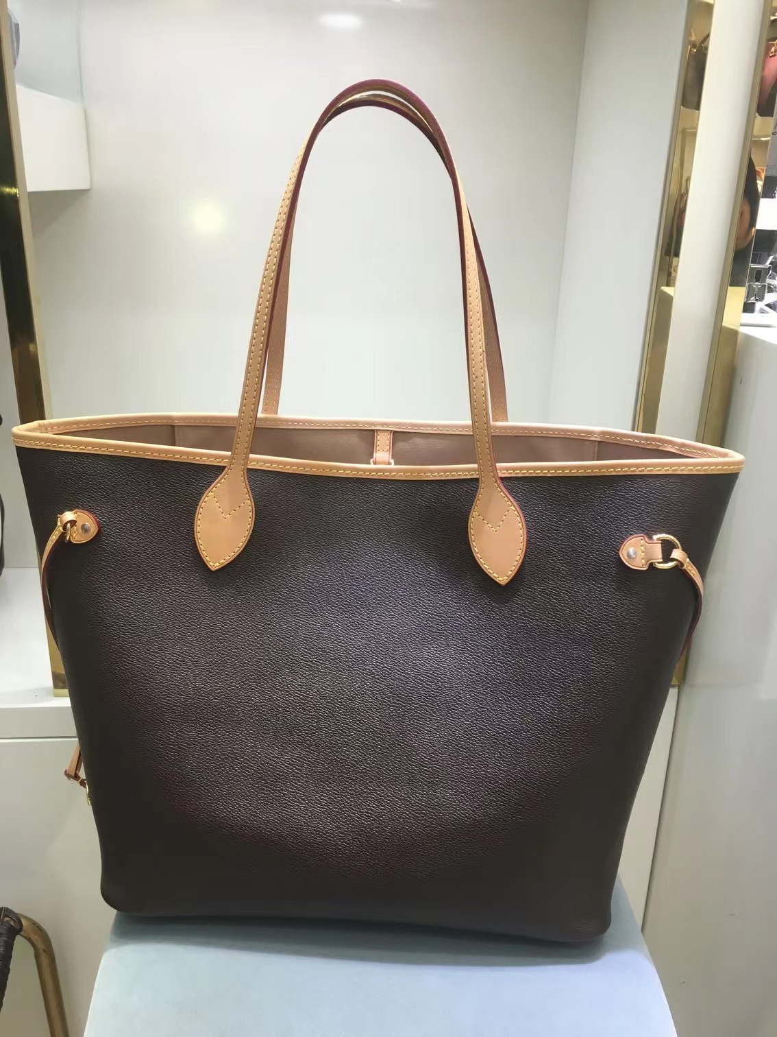 Luxury designer totes High quality leather NAVERFULLS fashion classic handbags for women purse with pouch wallet woman shopping bag