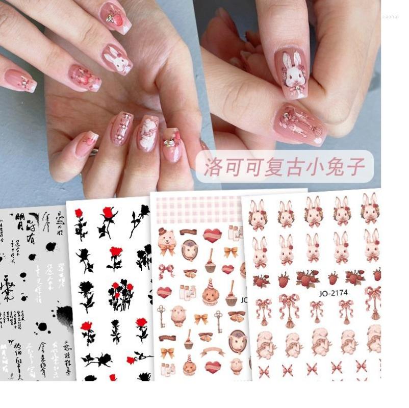Nail Art Decorations 2PCS Decals Cute Chinese Style Ink Painting Blood Rose DIY Beauty Decoration
Nail Art Decorations 2PCS Decals Cute Chinese Style Ink Painting Blood Rose DIY Beauty Decoration