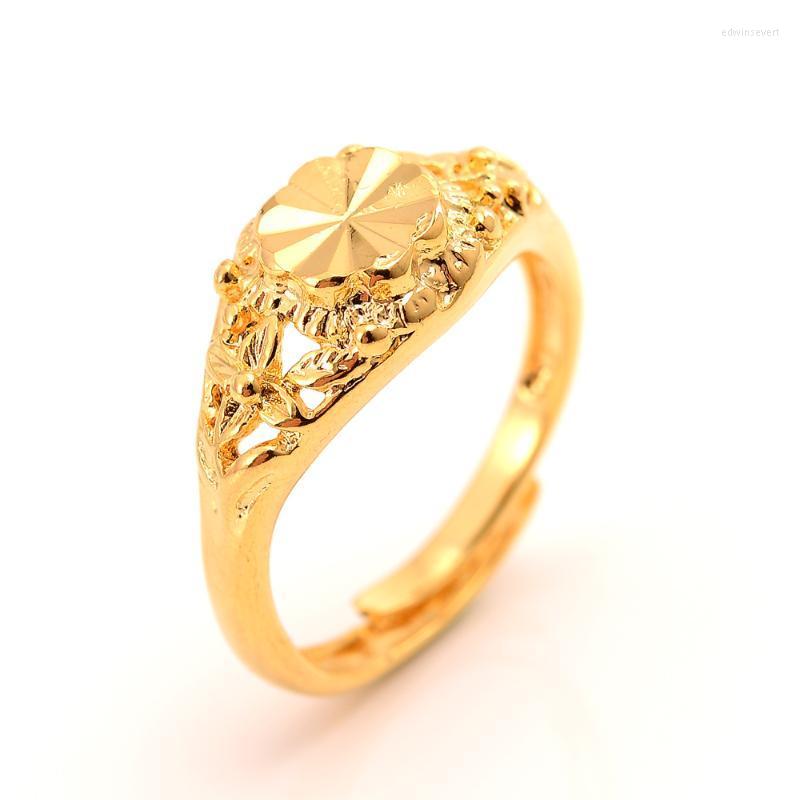 Wedding Rings 24k Flowers Gold Ring For Women Color Finger Exquisite Design Ethiopian/African/Nigerian/Israel Girls Gifts Edwi22
Wedding Rings 24k Flowers Gold Ring For Women Color Finger Exquisite Design Ethiopian/African/Nigerian/Israel Girls Gifts Edwi22