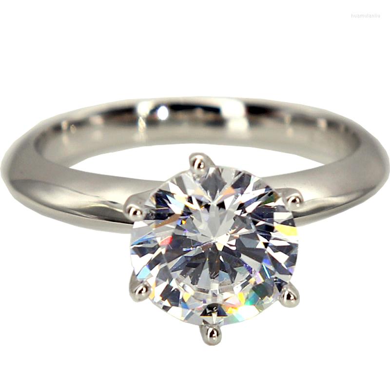 Wedding Rings RBNYD Women's Bride Crystal Engagement Girls Jewelry Accessories YR057