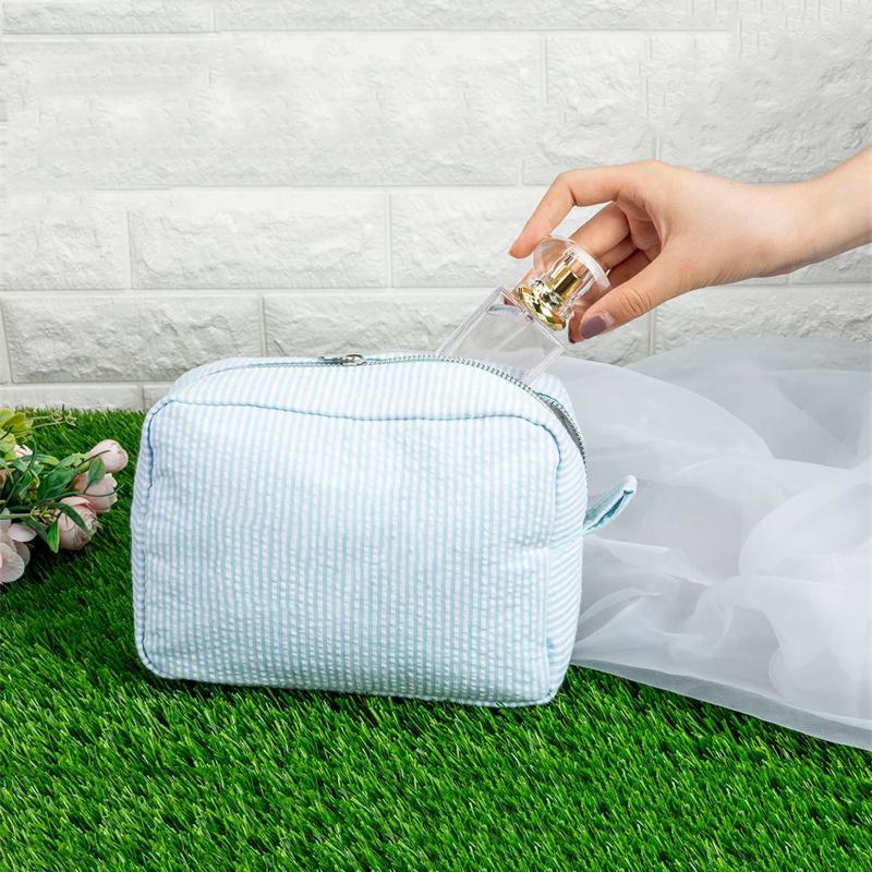 Cosmetic Bags Women Seersucker Personalized Large Capacity Travel Makeup Bag Bridesmaid Gift Toiletries Pouch Outdoor, Purple
Cosmetic Bags Women Seersucker Personalized Large Capacity Travel Makeup Bag Bridesmaid Gift Toiletries Pouch Outdoor, Purple