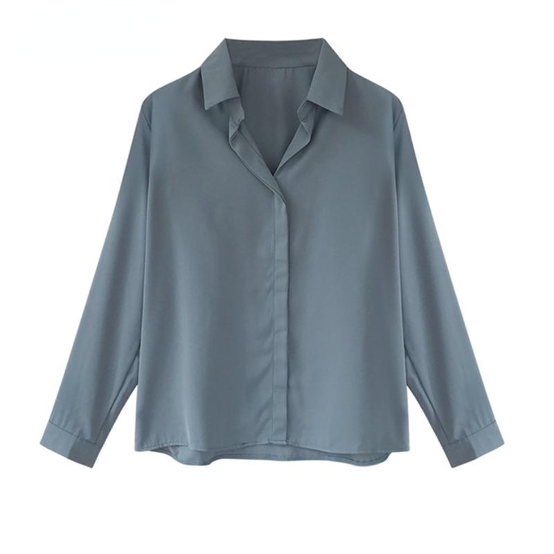 Women's Blouses & Shirts Autumn Women 2023 Fashion Solid Plus Size Female Clothes Loose Shirt Long Sleeve Blouse Simple OL Feminine Blusa Mu, Blue
Women's Blouses & Shirts Autumn Women 2023 Fashion Solid Plus Size Female Clothes Loose Shirt Long Sleeve Blouse Simple OL Feminine Blusa Mu, Blue