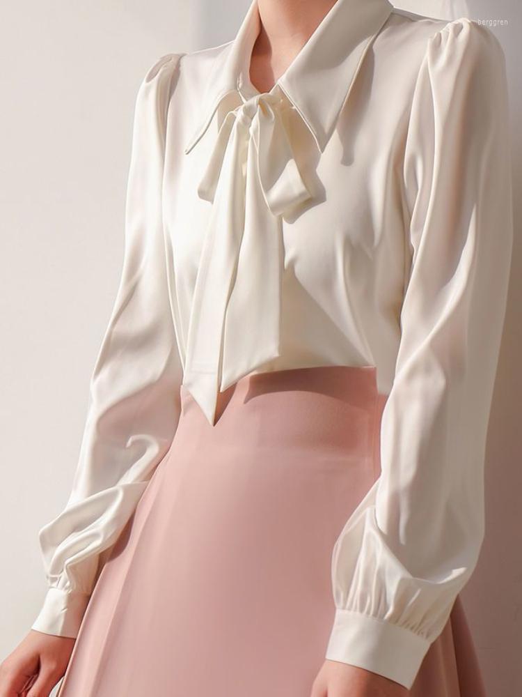 Women' Blouses HOUZHOU White Elegant Shirt Women Korean Fashion Chic Long Sleeve Blouse Bow Bandage 2023 Spring Casual Office Lady Tops
Women' Blouses HOUZHOU White Elegant Shirt Women Korean Fashion Chic Long Sleeve Blouse Bow Bandage 2023 Spring Casual Office Lady Tops
