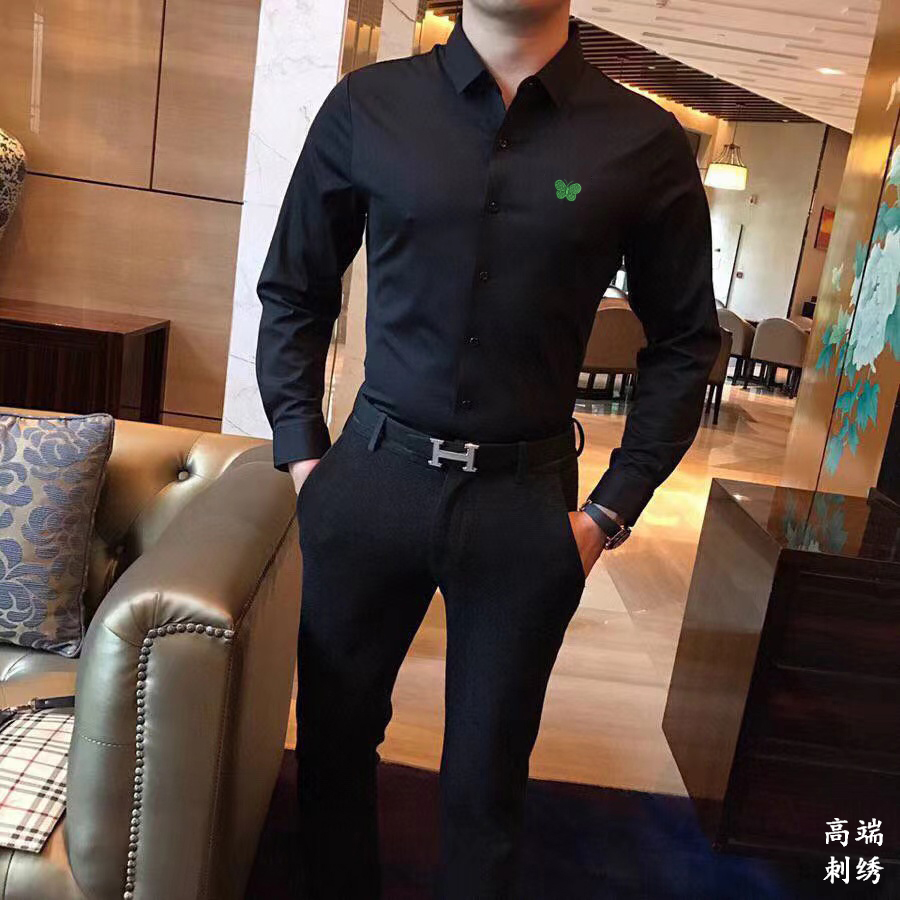 3New Style Men's Casual Shirts Autumn Shirt Fashion Plaid Long-sleeved Men Dress Oversized high quality 100% shirts Asian Size M-3XL, Black
3New Style Men's Casual Shirts Autumn Shirt Fashion Plaid Long-sleeved Men Dress Oversized high quality 100% shirts Asian Size M-3XL, Black