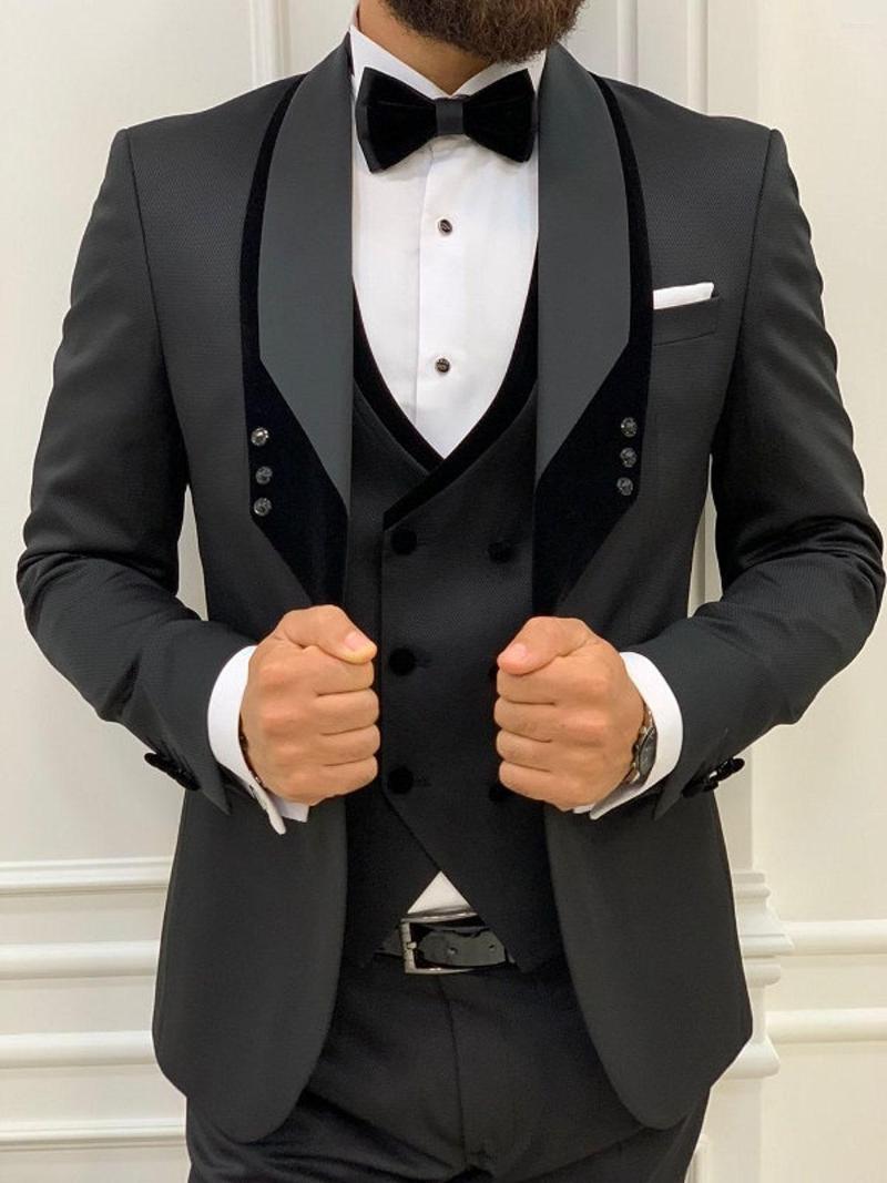 Men' Suits Men' Tuxedo Wedding Groom Business Slim Jacket Lapel Party Dress 3-piece Blazer Pants Vest, Black
Men' Suits Men' Tuxedo Wedding Groom Business Slim Jacket Lapel Party Dress 3-piece Blazer Pants Vest, Black