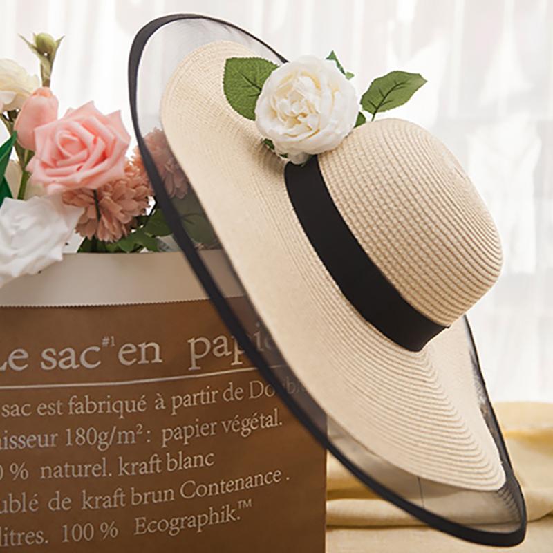 Wide Brim Hats Summer Lady Sun Hat Protection Sunshade Big Straw Traveling Seaside Holiday Beach CapWide, White
Wide Brim Hats Summer Lady Sun Hat Protection Sunshade Big Straw Traveling Seaside Holiday Beach CapWide, White