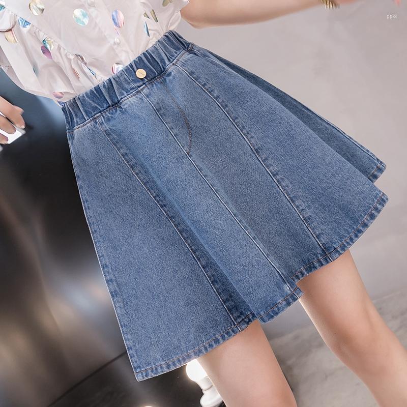 Skirts Plus Size High Waist Korean Loose Fashion Casual Oversized A-Line Blue Women Summer Female All-match Denim Pleated Skirt
Skirts Plus Size High Waist Korean Loose Fashion Casual Oversized A-Line Blue Women Summer Female All-match Denim Pleated Skirt