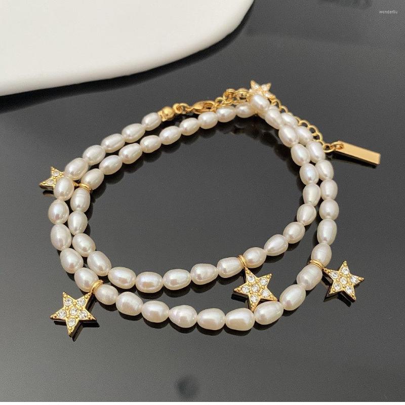 Pendant Necklaces Europe And The United States Light Luxury Fashion High Sense Of Simplicity With Natural Water Pearl Five-pointed Star
Pendant Necklaces Europe And The United States Light Luxury Fashion High Sense Of Simplicity With Natural Water Pearl Five-pointed Star