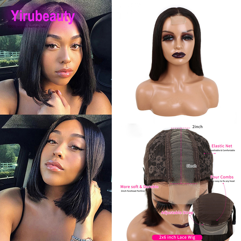 150% 180% 210% Density 2X6 Lace Bob Wig Malaysian 100% Human Hair Silky Straight Yirubeauty Natural Color 10-18inch
150% 180% 210% Density 2X6 Lace Bob Wig Malaysian 100% Human Hair Silky Straight Yirubeauty Natural Color 10-18inch