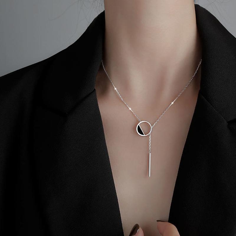 Chains KiK Women Jewelry Round Pendant Necklace Simply Deign Selling Chain For Gift Fine
Chains KiK Women Jewelry Round Pendant Necklace Simply Deign Selling Chain For Gift Fine