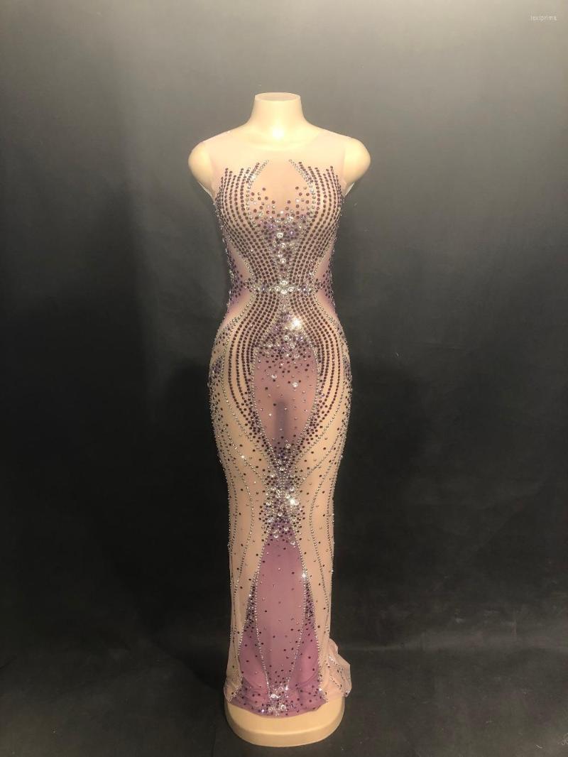 Stage Wear 2023 Women's Sparkly Rhinestones Mesh Long Dress Birthday Party Dance Outfit See Through Prom Celebrate Dresses, Picture shown
Stage Wear 2023 Women's Sparkly Rhinestones Mesh Long Dress Birthday Party Dance Outfit See Through Prom Celebrate Dresses, Picture shown