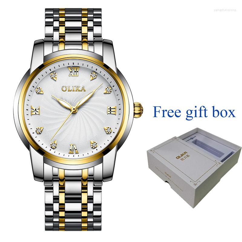 Wristwatches OLIKA Whirling Dial Automatic Watch For Men Stainless Steel Business Man Watches Male Gold Mens
Wristwatches OLIKA Whirling Dial Automatic Watch For Men Stainless Steel Business Man Watches Male Gold Mens