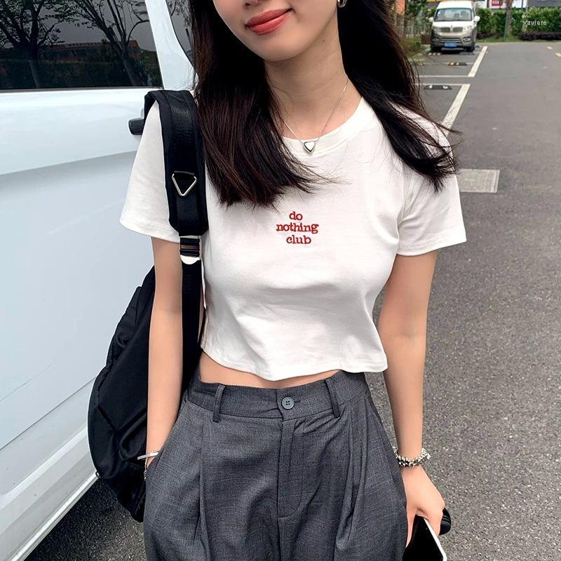Women's T Shirts Summer Ins Simple Short-sleeved Top Short T-shirt Women, Picture shown
Women's T Shirts Summer Ins Simple Short-sleeved Top Short T-shirt Women, Picture shown