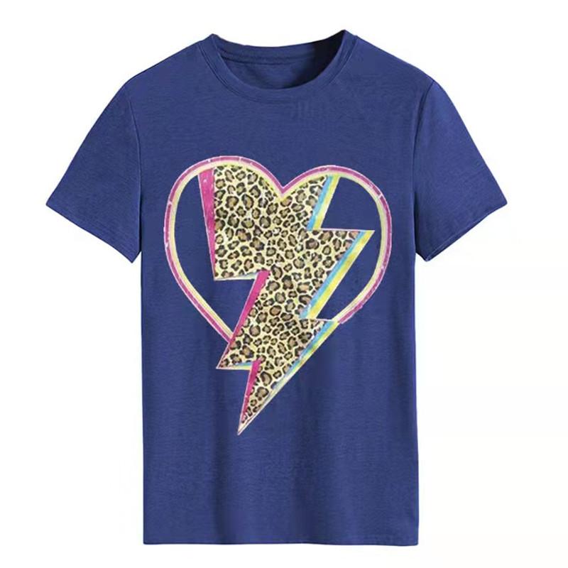 Women's T Shirts 2023 European And OK American Women Fashion Round Neck Print Loose Short-sleeved 2282
Women's T Shirts 2023 European And OK American Women Fashion Round Neck Print Loose Short-sleeved 2282