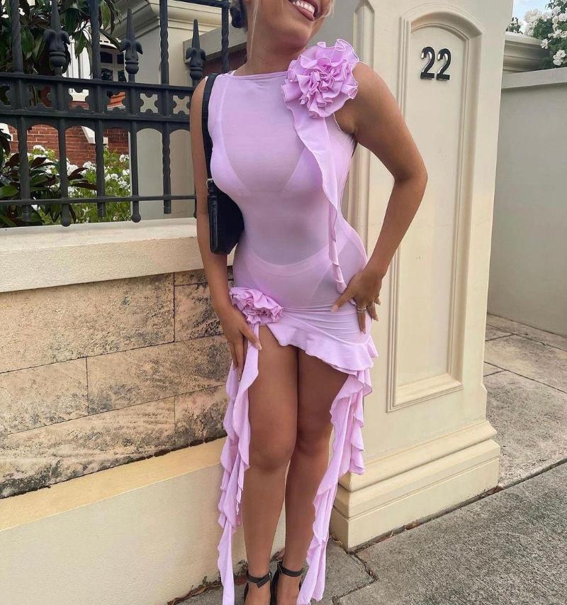 Casual Dresses Puloru See Through Mesh Sheer Irregular Hem Tank Dress 2023 Sexy Summer Women Sleeveless Ruffle Bodycon Clubwear, Beige
Casual Dresses Puloru See Through Mesh Sheer Irregular Hem Tank Dress 2023 Sexy Summer Women Sleeveless Ruffle Bodycon Clubwear, Beige