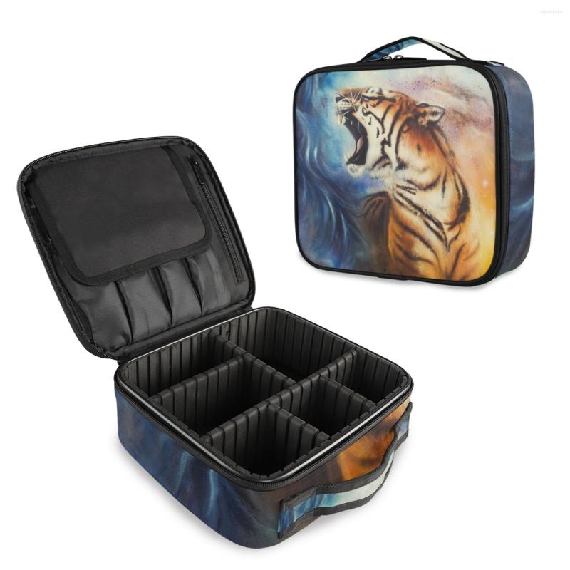 Cosmetic Bags High Quality Female Professional Makeup Tiger Skin Print Organizer Bolso Mujer Bag Large Capacity Storage Case Suitcase, 01
Cosmetic Bags High Quality Female Professional Makeup Tiger Skin Print Organizer Bolso Mujer Bag Large Capacity Storage Case Suitcase, 01