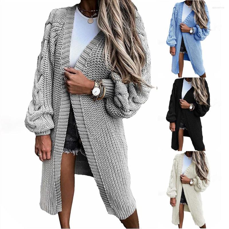 Women' Knits Women Loose Long Knitted Sweater Cardigans Autumn Winter Thick Lantern Sleeve Knitwear Overcoats HHMYS-3, Sky blue
Women' Knits Women Loose Long Knitted Sweater Cardigans Autumn Winter Thick Lantern Sleeve Knitwear Overcoats HHMYS-3, Sky blue
