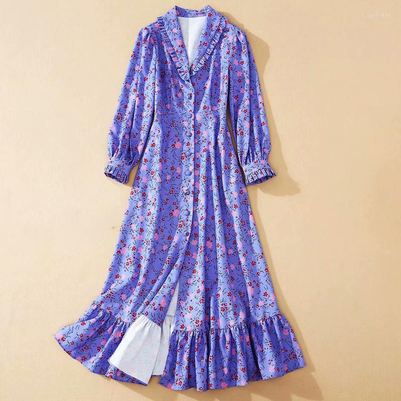 Casual Dresses QUALITY HIGH Fashion 2023 Runway Dress Women' Turn-down Collar Puff Sleeve Ruffles Floral Print Shirt, Picture shown
Casual Dresses QUALITY HIGH Fashion 2023 Runway Dress Women' Turn-down Collar Puff Sleeve Ruffles Floral Print Shirt, Picture shown