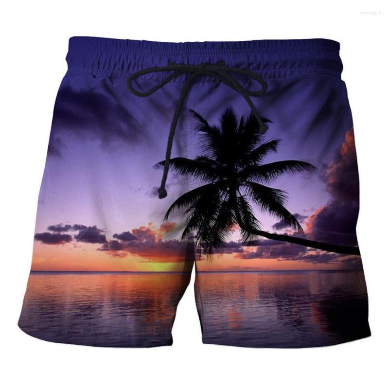 Men's Shorts Men Beach Drawstring Loose Casual 3D Print Design Polyester Coconut Tree Pattern Summer Beachwear, Purple
Men's Shorts Men Beach Drawstring Loose Casual 3D Print Design Polyester Coconut Tree Pattern Summer Beachwear, Purple
