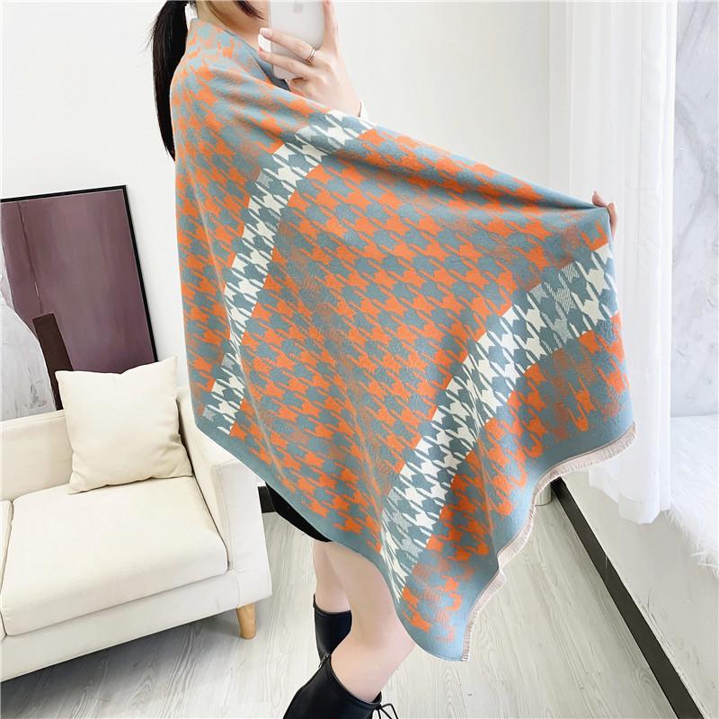 Scarves Designer Women's Autumn Winter Thick Plaid Female Scarf Warm Knitted Women Luxury Cashmere Shawls Fashion Accessories
Scarves Designer Women's Autumn Winter Thick Plaid Female Scarf Warm Knitted Women Luxury Cashmere Shawls Fashion Accessories
