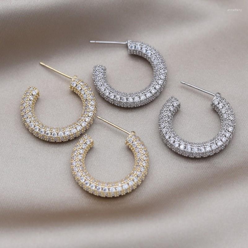 Hoop Earrings Korean Design Fashion Jewelry 14K Gold Plated Copper Set Zircon C-shaped Elegant Women's Daily Work Accessories
Hoop Earrings Korean Design Fashion Jewelry 14K Gold Plated Copper Set Zircon C-shaped Elegant Women's Daily Work Accessories