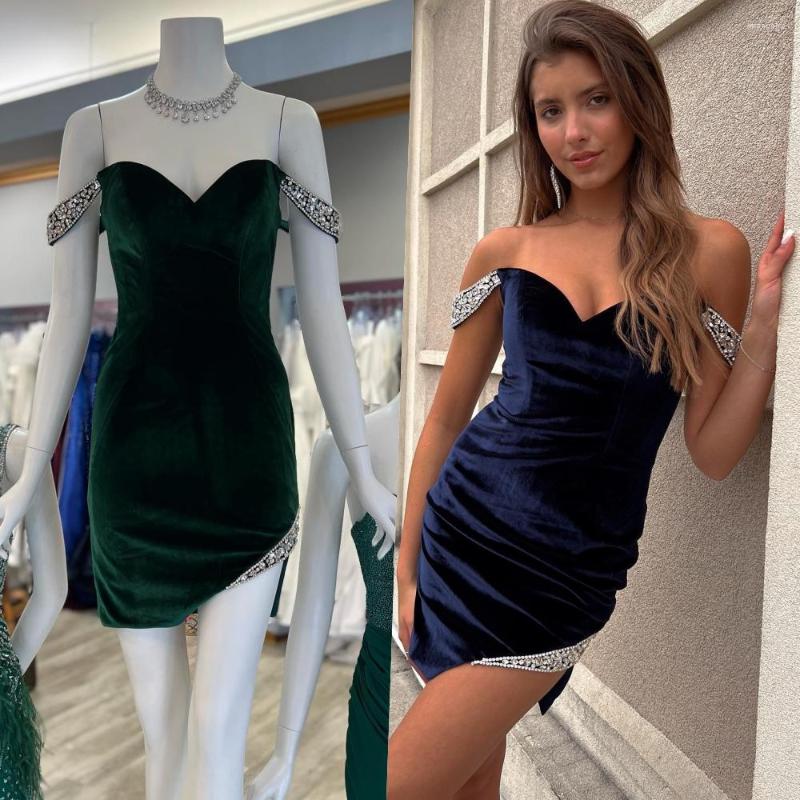 Party Dresses Mini Cocktail NYE Dress 2023 Navy-Blue Emerald Velvet Lady Formal Event Gown Club Night Graduation Hoco Gala Beaded Straps
Party Dresses Mini Cocktail NYE Dress 2023 Navy-Blue Emerald Velvet Lady Formal Event Gown Club Night Graduation Hoco Gala Beaded Straps