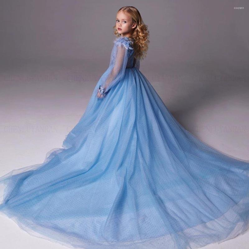 Girl Dresses Bling Blue Flower Girls 2023 Applique Sequin Tulle Kids Wedding Party Dress Sweep Train Luxury Long Princess Gowns, Black
Girl Dresses Bling Blue Flower Girls 2023 Applique Sequin Tulle Kids Wedding Party Dress Sweep Train Luxury Long Princess Gowns, Black