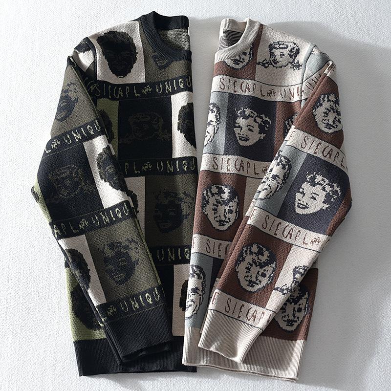 Men's Sweaters 2023 Autumn Winter Casual Loose Trend Pullover Sweater Tide Brand Round Neck All-match, Khaki
Men's Sweaters 2023 Autumn Winter Casual Loose Trend Pullover Sweater Tide Brand Round Neck All-match, Khaki