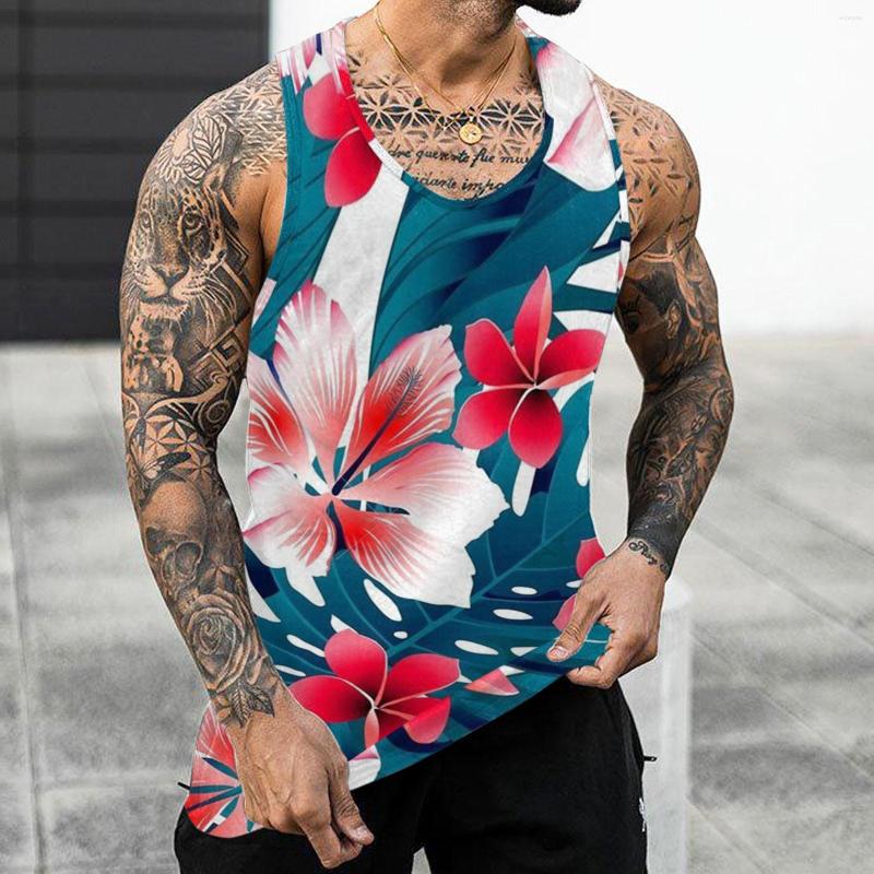 Men's Tank Tops Tropical Floral Top Men Vest Summer Casual Sports Sleeveless Hawaii Shirt Bodybuilding Tee Man Gym Workout Clothing, Yellow-d
Men's Tank Tops Tropical Floral Top Men Vest Summer Casual Sports Sleeveless Hawaii Shirt Bodybuilding Tee Man Gym Workout Clothing, Yellow-d