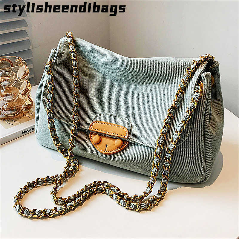 Cross Body Blue Denim Washable Crossbody Bags for Women 2021 Luxury Designer Bag Chic Denim Canvas Purses Large Capacity Leisure Armpit Bag 0219/23, Baby blue
Cross Body Blue Denim Washable Crossbody Bags for Women 2021 Luxury Designer Bag Chic Denim Canvas Purses Large Capacity Leisure Armpit Bag 0219/23, Baby blue