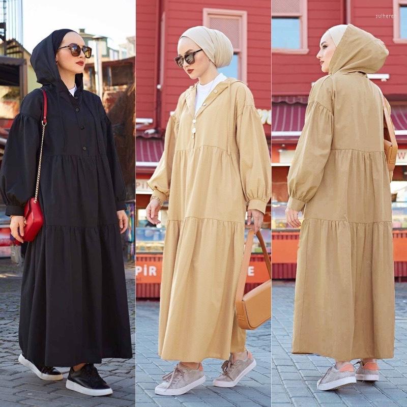 Ethnic Clothing Hooded Abaya Muslim Women Dress Arabic Robe Kaftan Khimar Eid Ramadan Islamic Clothes Longue Femme
Ethnic Clothing Hooded Abaya Muslim Women Dress Arabic Robe Kaftan Khimar Eid Ramadan Islamic Clothes Longue Femme