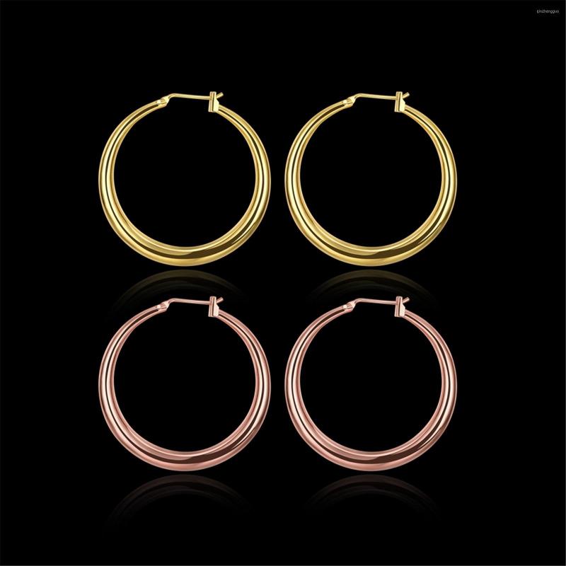 Hoop Earrings Wholesale Nickle Free Antiallergic 2Color Gold Plated Round For Women Fashion Jewelry
Hoop Earrings Wholesale Nickle Free Antiallergic 2Color Gold Plated Round For Women Fashion Jewelry