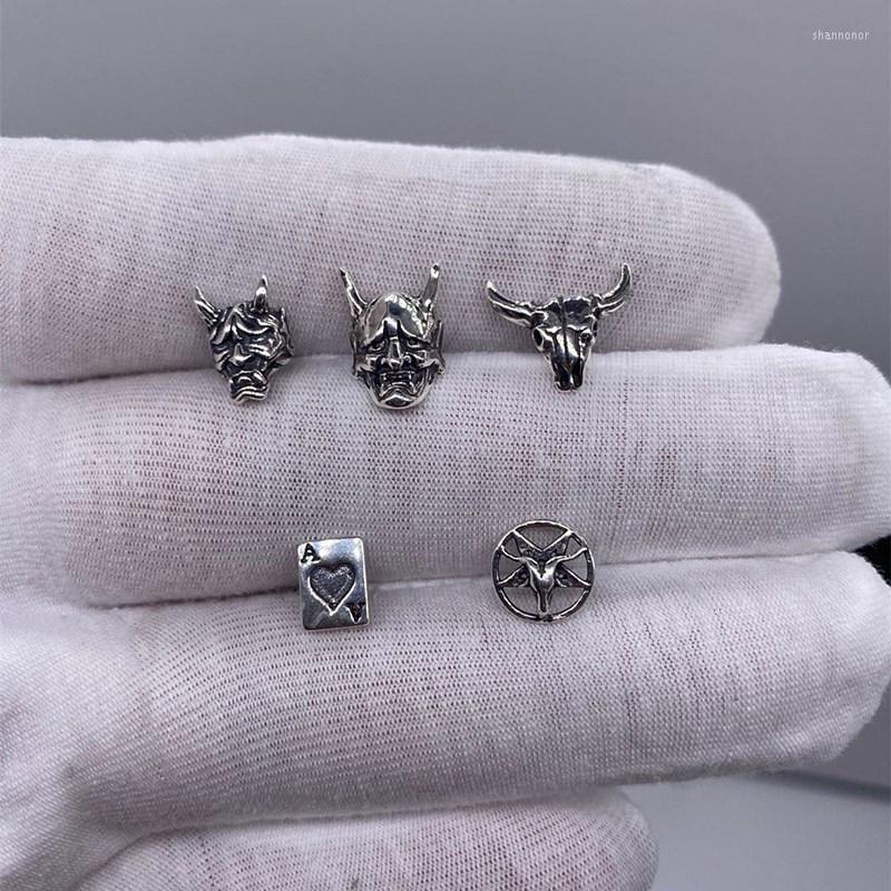 Stud Earrings Gothic Prajna Vintage Cool Punk Ear Jacket Goth Skull Evil Jewelry Halloween Gift For Women
Stud Earrings Gothic Prajna Vintage Cool Punk Ear Jacket Goth Skull Evil Jewelry Halloween Gift For Women